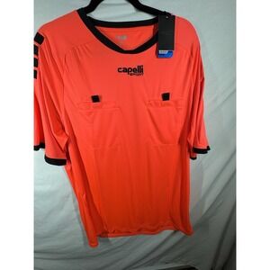 NWT Capelli Sport Basic Referee Jersey CS-Dry Short Sleeve XXL